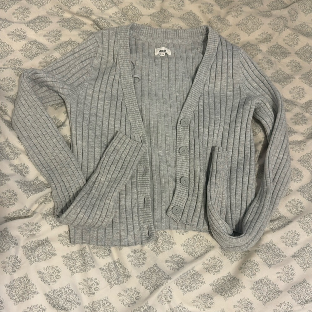 Aerie Grey Cardigan